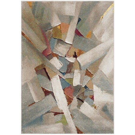 Safavieh 10 x 10 ft. Porcello Square Power Loomed Rug Grey & Multi Color PRL6937B-10SQ